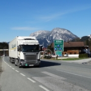 Verkehrssituation in Scheffau